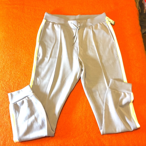 Light purple lilac and white band peachskin sporty loungewear tracksuit NWT - Picture 7 of 13